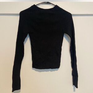 Zara open back crop top